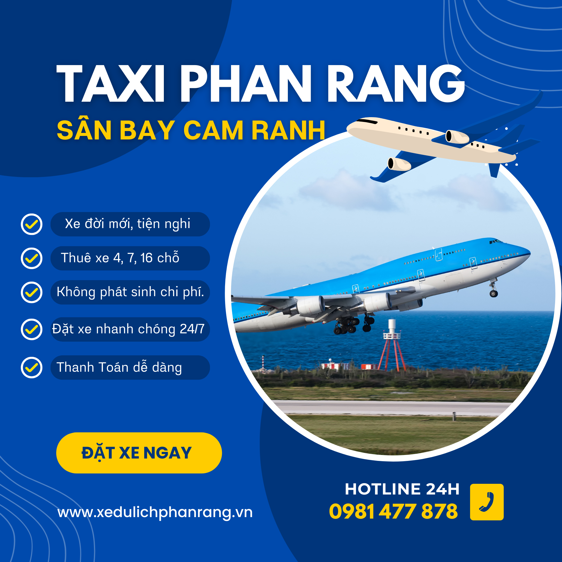 Taxi Phan Rang đi Sân Bay Cam Ranh taxi Phan Rang đi sân bay Cam Ranh