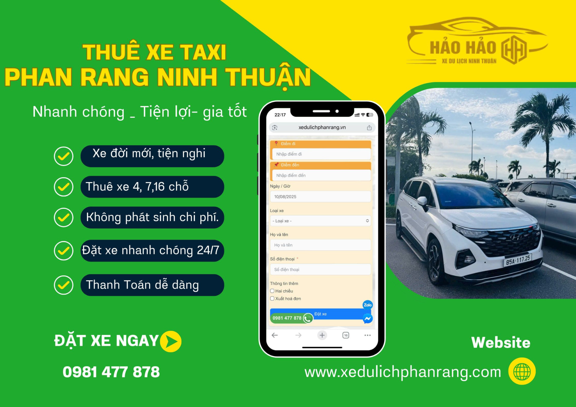 Taxi Phan Rang Ninh Thuận taxi Phan Rang Ninh Thuận