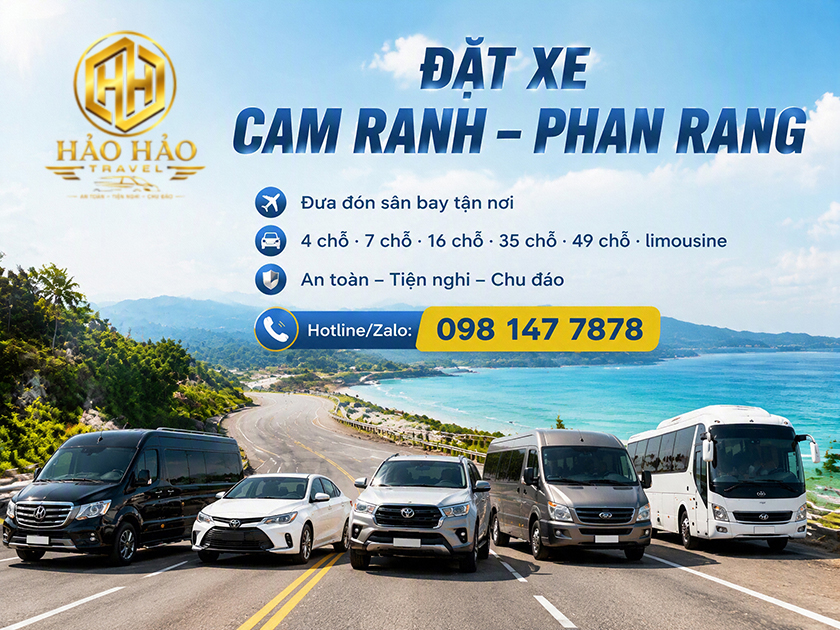 Xe Cam Ranh Phan Rang Đặt xe Cam Ranh Phan Rang