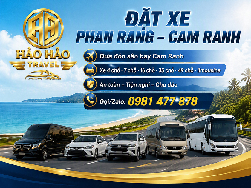 xe Phan Rang Cam Ranh Đặt xe Phan Rang Cam Ranh