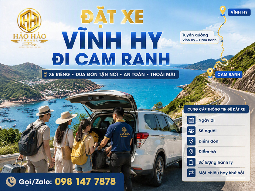 xe Vĩnh Hy Cam Ranh Đặt xe Vĩnh Hy Cam Ranh