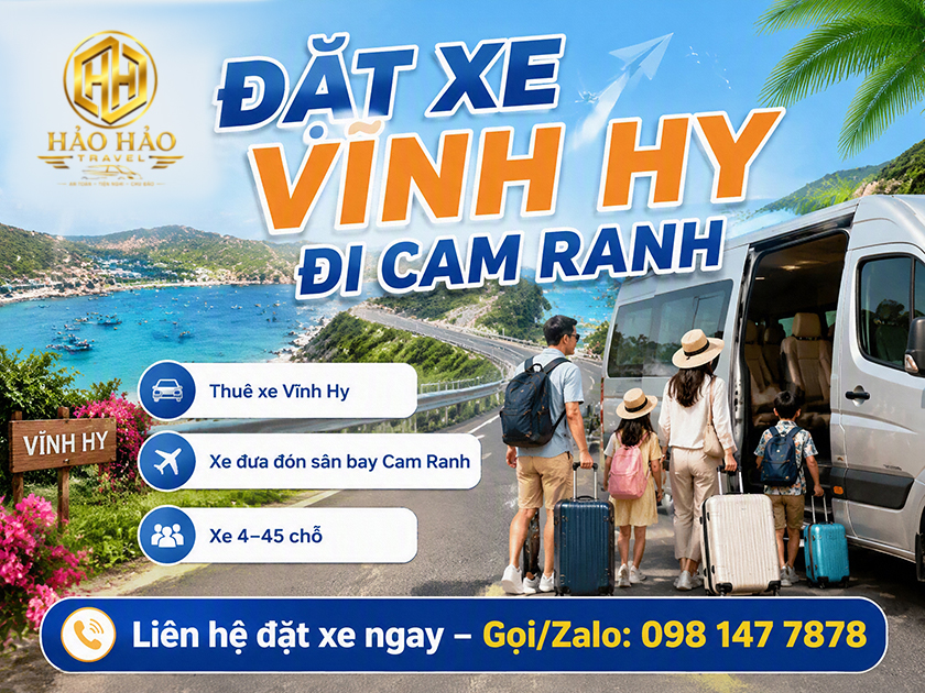 Đặt xe Vĩnh Hy đi Cam Ranh