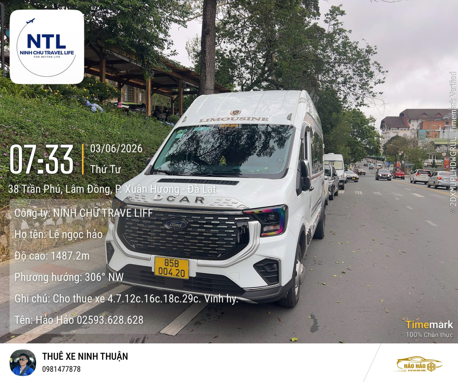 Xe du lịch Phan Rang đi Đà Lạt an toàn, xe đời mới, tài xế kinh nghiệm.