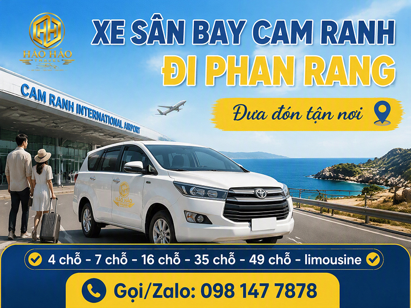 Xe Cam Ranh Phan Rang Xe sân bay Cam Ranh đi Phan Rang