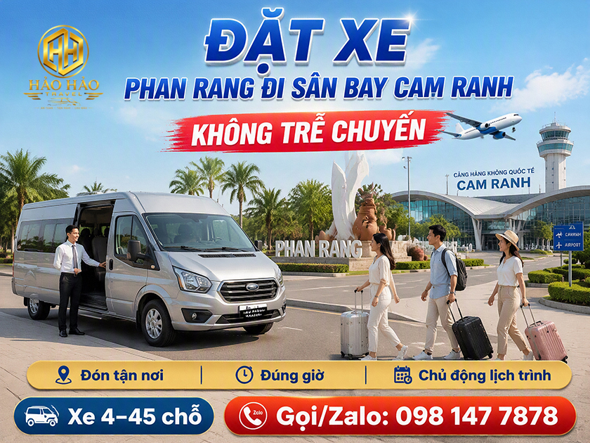 Đặt xe Phan Rang đi sân bay Cam Ranh